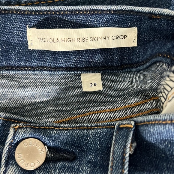 Aritzia Denim Forum The Lola Skinny Crop Jeans - Picture 8 of 9